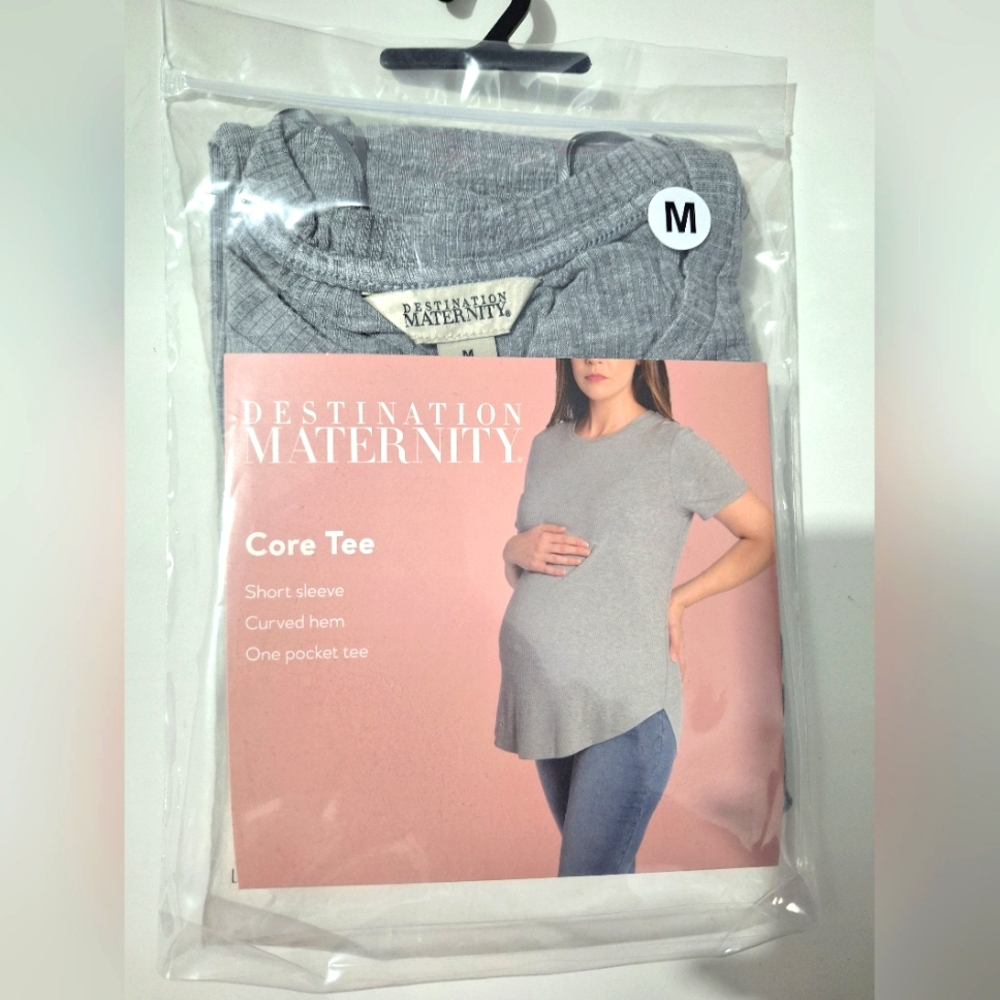 Destination Maternity Core Pocket Tshirt - NEW